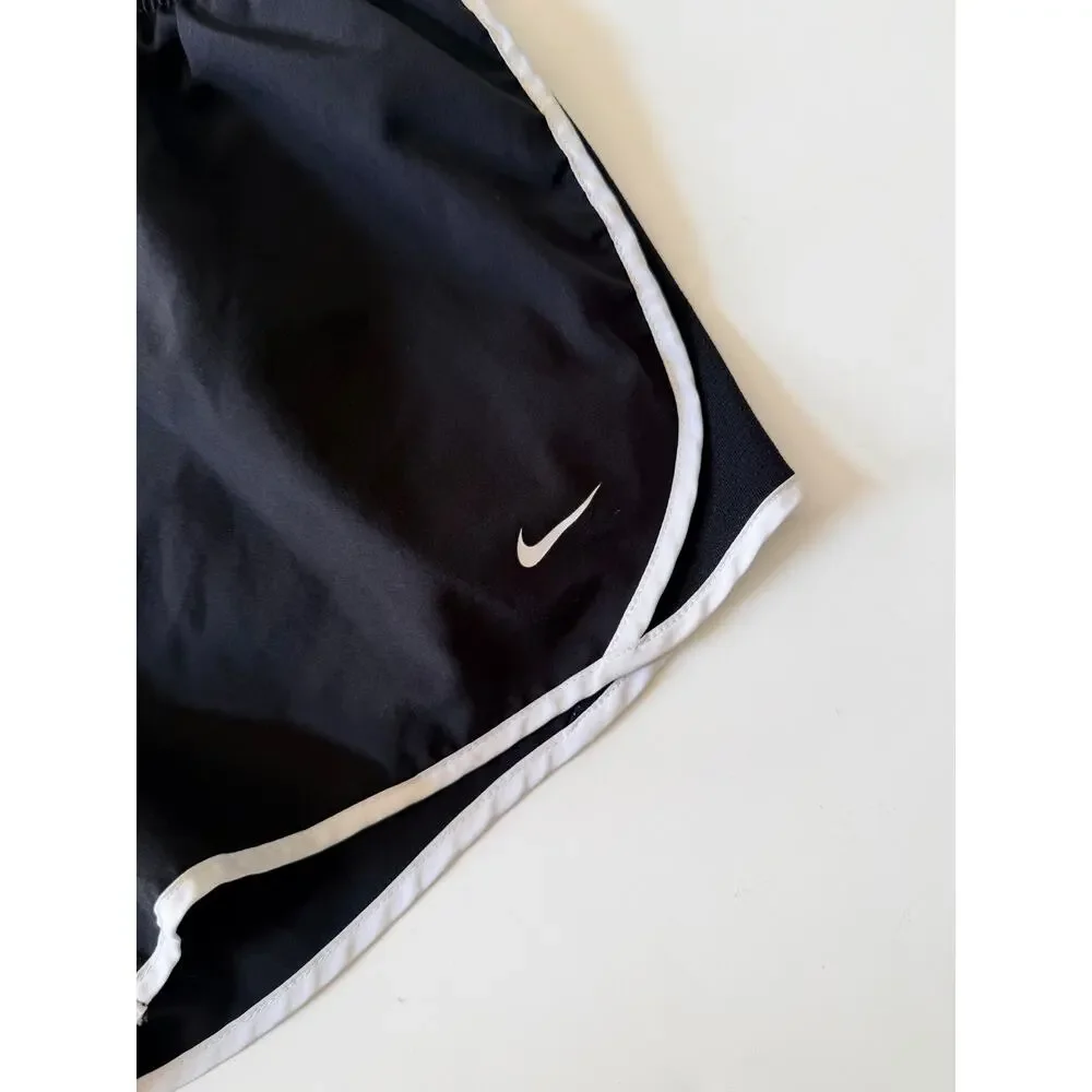 Nike Tempo Black Girls' Dri-FIT Running Shorts - L